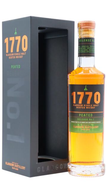 Glasgow 1770 - Release No. 1 Peated Single Malt Scotch Whisky (50cl)