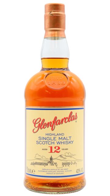 Glenfarclas - Highland Single Malt Scotch 12 year old Whisky