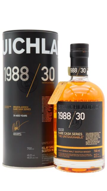 Bruichladdich - Rare Cask Series - 'The Untouchable' Islay Single Malt Scotch 1988 30 year old Whisky