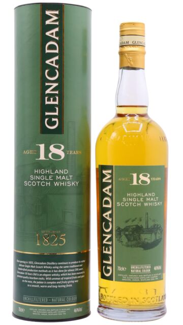 Glencadam - Highland Single Malt Scotch 18 year old Whisky