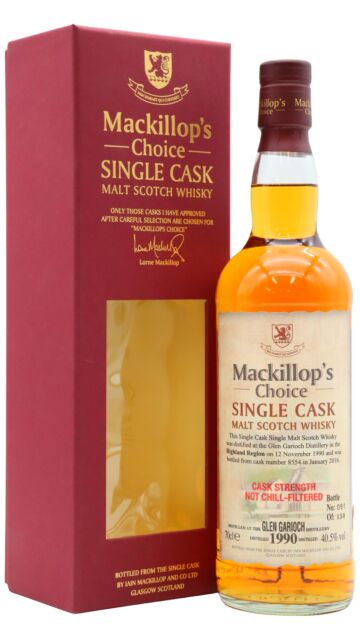 Glen Garioch - Mackillop's Choice Single Cask #8554 1990 25 year old Whisky