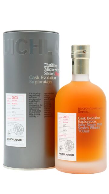 Bruichladdich - Micro Provenance Single Brandy Cask #10/179-1 2003 14 year old Whisky