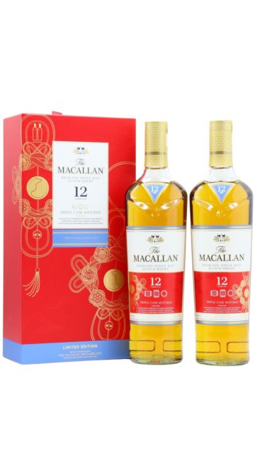 The Macallan - Triple Cask - Chinese Lunar Year Of The Rat 2020 Twin Pack 12 year old Whisky