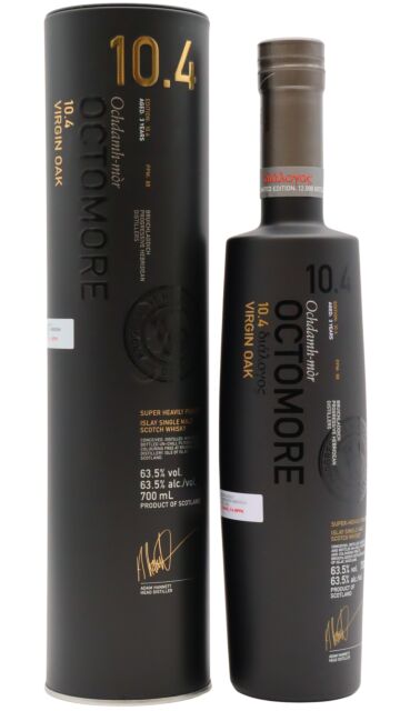 Octomore - 10.4 Virgin Oak Islay Single Malt 2016 3 year old Whisky