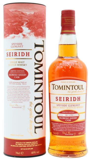 Tomintoul - Seiridh Oloroso Sherry Finish Speyside Single Malt Scotch Whisky