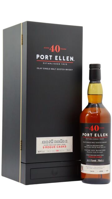 Port Ellen (silent) - 9 Rogue Casks Islay Single Malt Scotch 1979 40 year old Whisky