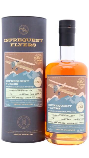 Dumbarton (silent) - Infrequent Flyers Single Bourbon Cask #178 1997 22 year old Whisky
