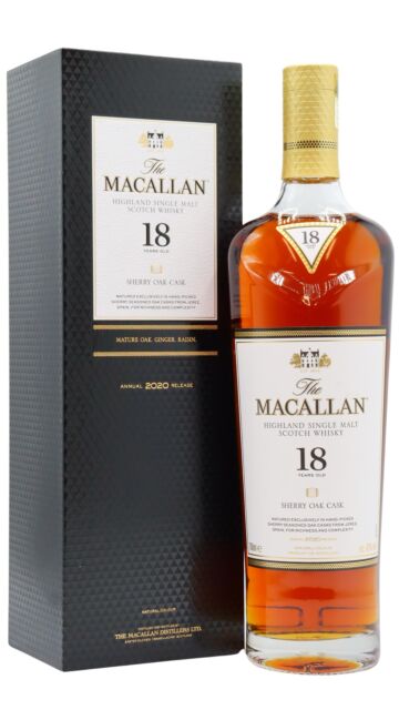 The Macallan - 2020 Release Sherry Oak Highland Single Malt Scotch 18 year old Whisky