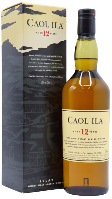 Caol Ila - Islay Single Malt Scotch 12 year old Whisky