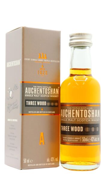 Auchentoshan - Three Wood Lowland Single Malt Scotch Whisky Miniature