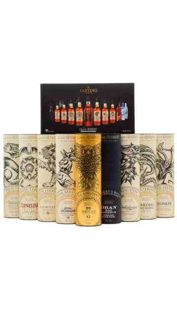 Game Of Thrones - Complete Collection & Complete Miniature Tasting Pack Scotch Whisky Bundle