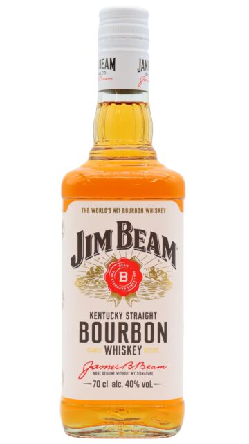 Jim Beam - White Label Kentucky Straight Bourbon 4 year old Whiskey