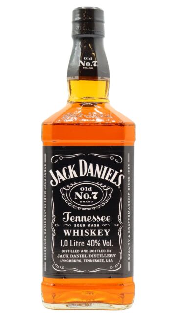 Jack Daniel's - Old No. 7 Tennessee Whiskey (1 Litre) (Old Bottling)