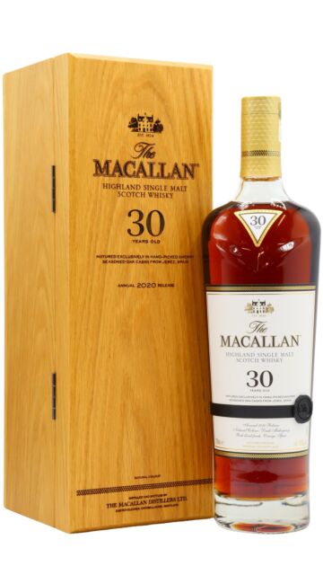The Macallan - 2020 Release Sherry Oak Highland Single Malt Scotch 30 year old Whisky