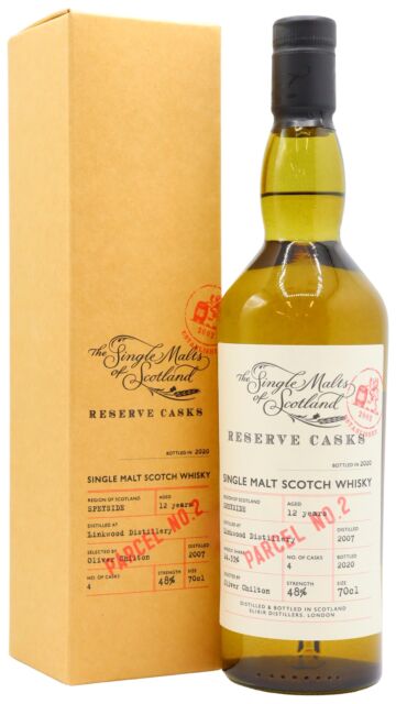 Linkwood - Single Malts Of Scotland - Reserve Cask - Parcel #2 2007 12 year old Whisky