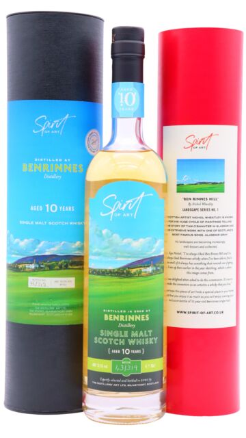 Benrinnes - Spirit of Art Including Signed Print - Single Cask #306652 2009 10 year old Whisky