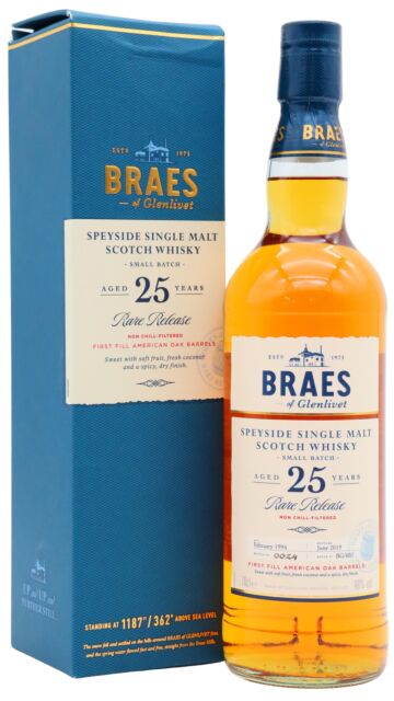 Braeval - Secret Speyside Braes Of Glenlivet Single Malt Scotch 1994 25 year old Whisky