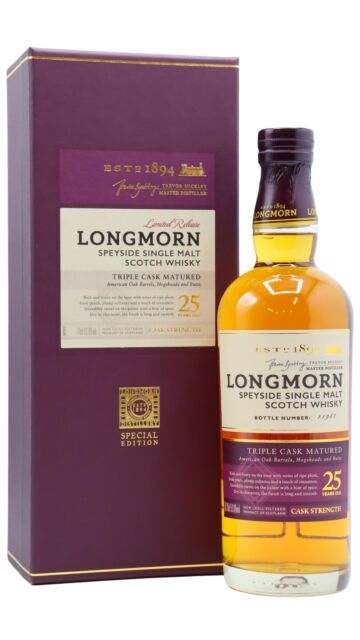 Longmorn - Secret Speyside Single Malt Scotch 25 year old Whisky