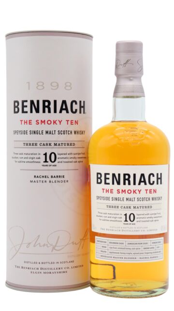 Benriach - The Smoky Ten Speyside Single Malt Scotch 10 year old Whisky