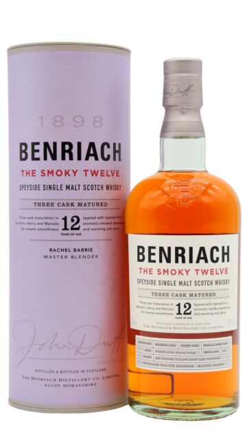 Benriach - The Smoky Twelve Speyside Single Malt Scotch 12 year old Whisky