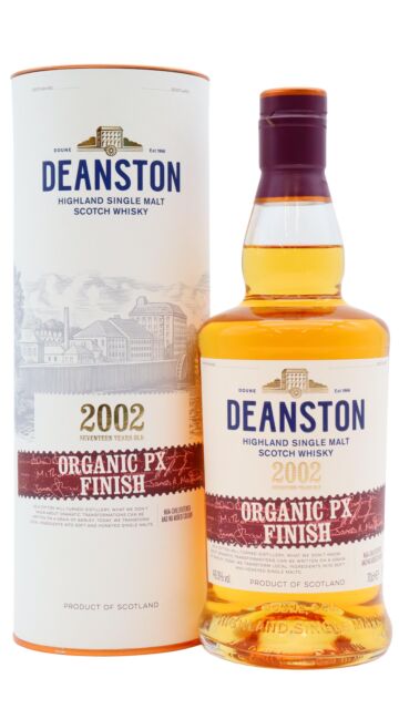 Deanston - Organic Pedro Ximenez Finish Highland Single Malt Scotch 2002 17 year old Whisky