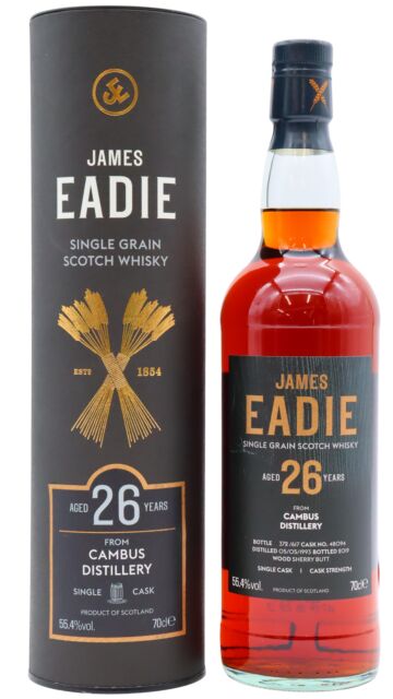 Cambus (silent) - James Eadie Single Sherry Cask #48094 1993 26 year old Whisky
