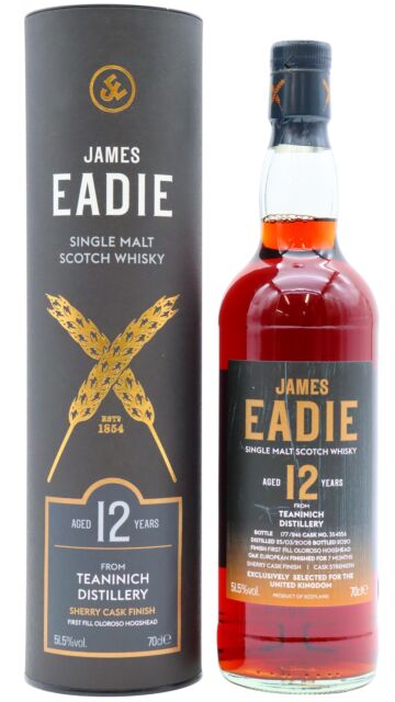 Teaninich - James Eadie Single Oloroso Sherry Cask #354556 2008 12 year old Whisky