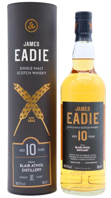 Blair Athol - James Eadie Single Cask #307362 2009 10 year old Whisky