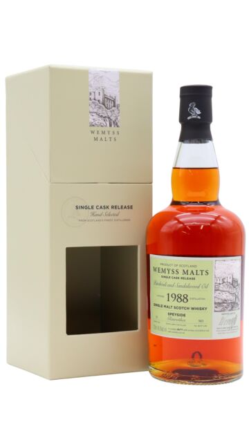 Glenrothes - Wemyss Malts - Patchouli And Sandalwood Oil Single Cask 1988 31 year old Whisky