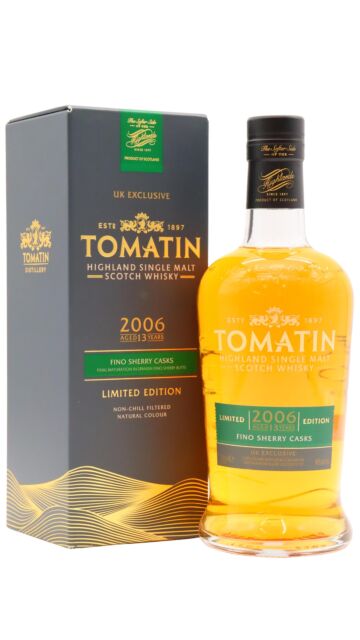 Tomatin - Fino Sherry Cask Finish Highland Single Malt Scotch 2006 13 year old Whisky (UK Exclusive)