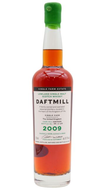 Daftmill - Single Oloroso Sherry Cask #29  2009 11 year old Whisky (UK Exclusive)