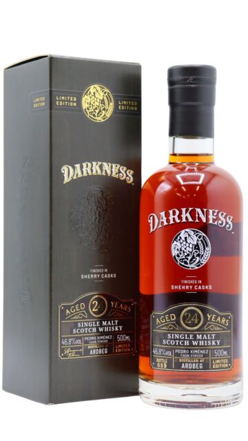 Ardbeg - Darkness - Pedro Ximenex Sherry Cask Finish Single Malt Scotch 24 year old Whisky