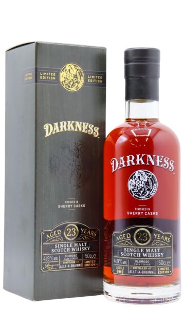 Allt-a-Bhainne - Darkness - Olororso Sherry Cask Finish Single Malt Scotch 23 year old Whisky