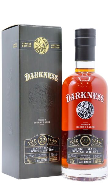 Aultmore - Darkness - Oloroso Sherry Cask Finish Single Malt Scotch 22 year old Whisky