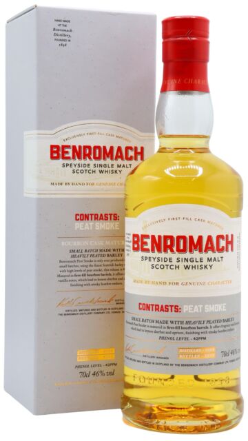 Benromach - Contrasts - Peat Smoke Single Malt Scotch 2009 11 year old Whisky
