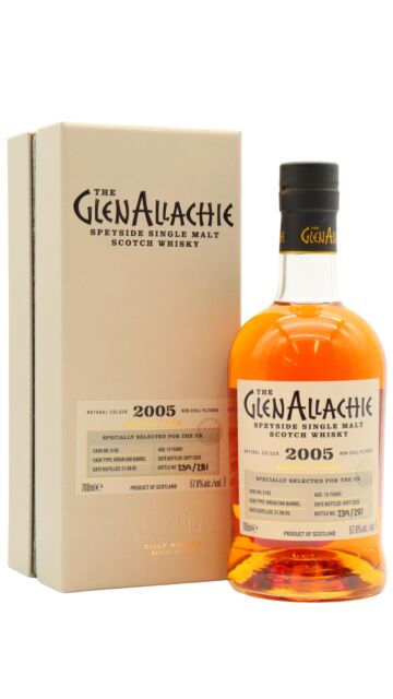 GlenAllachie - Single Virgin Oak Cask #5182 2005 15 year old Whisky