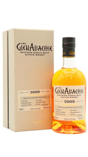 GlenAllachie - Single Rioja Wine Cask #3966 2008 12 year old Whisky