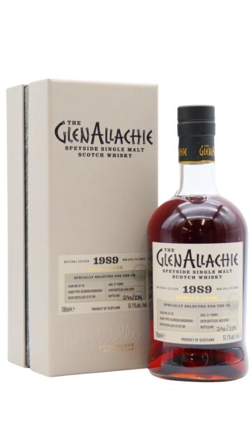 GlenAllachie - Single Oloroso Sherry Cask #6118 1989 31 year old Whisky