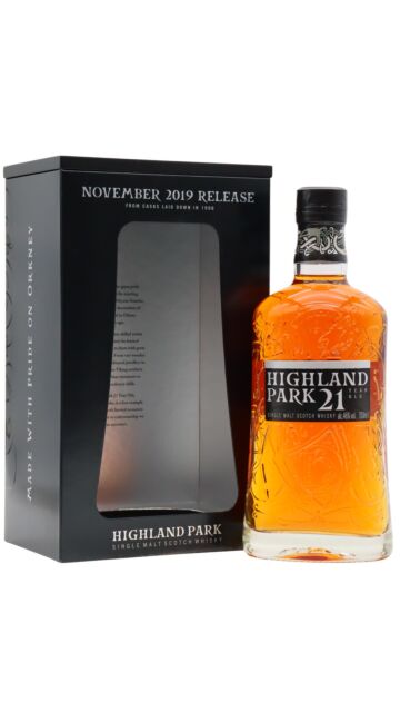 Highland Park - November 2019 Release Single Malt Scotch 21 year old Whisky
