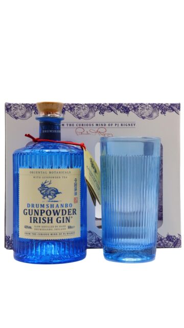 The Shed Distillery - Drumshanbo Gunpowder Gin Glass Pack