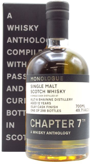 Allt-a-Bhainne - Chapter 7- Single Cask #169 2008 12 year old Whisky