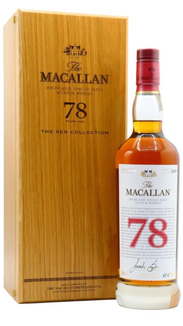 The Macallan - The Red Collection Highland Single Malt Scotch 78 year old Whisky