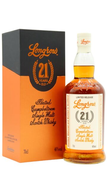 Longrow - 2020 Release Campbeltown Single Malt Scotch 21 year old Whisky