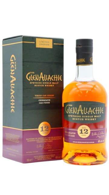 GlenAllachie - Virgin Oak Series - Chinquapin Wood Finish Single Malt Scotch 12 year old Whisky