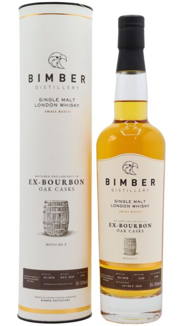 Bimber - Ex-Bourbon Cask Batch No. 2 English Single Malt 2016 Whisky