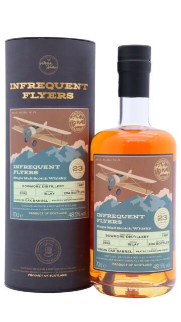 Bowmore - Infrequent Flyers Single Virgin Oak Cask #2692 1997 23 year old Whisky