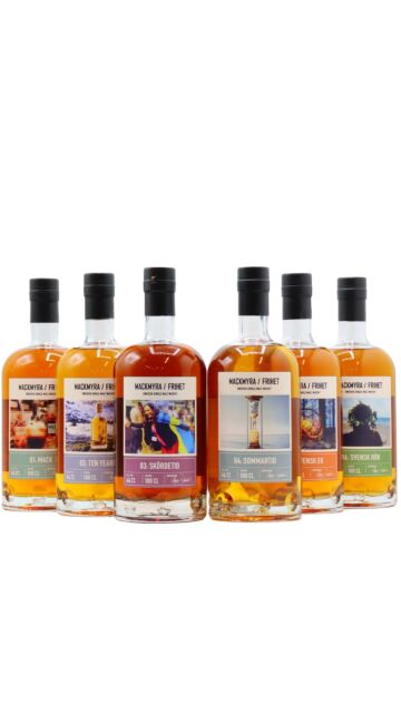 Mackmyra - Frihet / Freedom Collection Set Swedish Single Malt Whisky Bundle