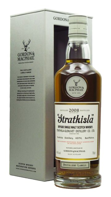 Strathisla - Gordon & MacPhail Distillery Labels Single Malt Scotch 2008 12 year old Whisky