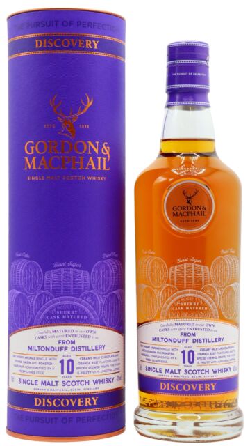 Miltonduff - Gordon & MacPhail Discovery Single Malt Scotch 10 year old Whisky