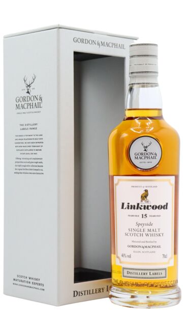 Linkwood - Gordon & MacPhail Distillery Labels Single Malt Scotch 15 year old Whisky